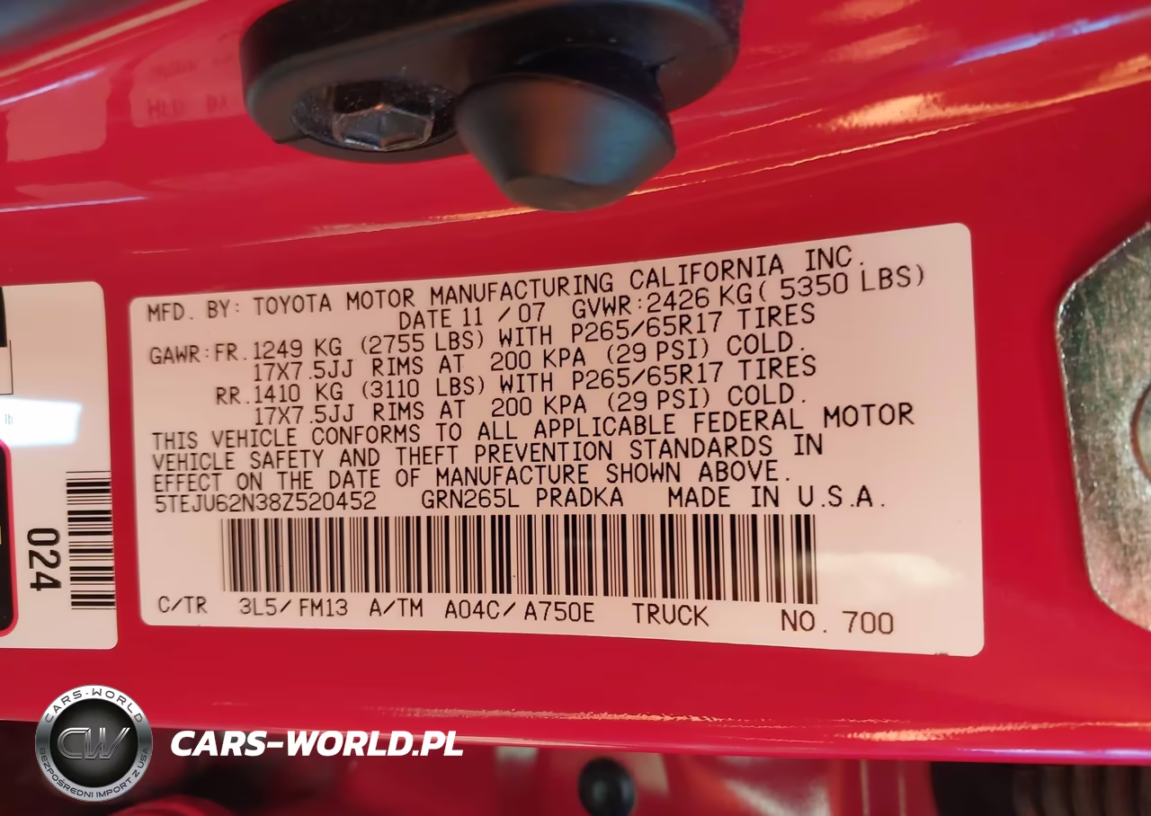2008 Toyota Tacoma Prerunner V6 VIN:5TEJU62N38Z520452 - 9