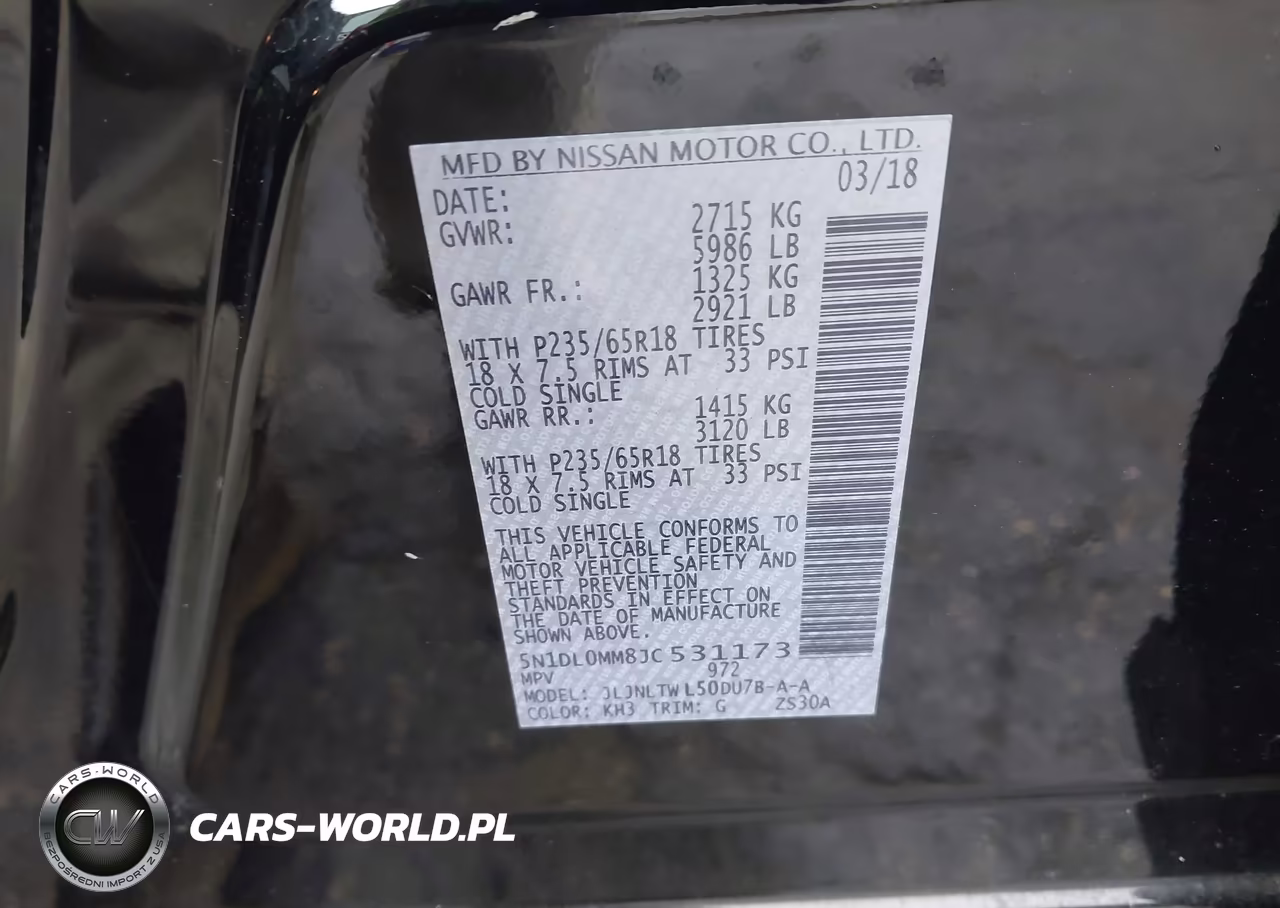 2018 Infiniti Qx60 VIN:5N1DL0MM8JC531173 - 9