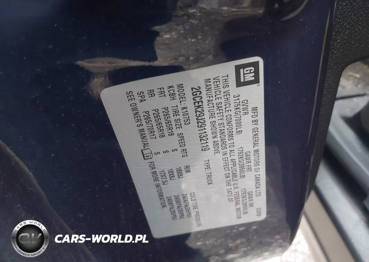 2009 Chevrolet Silverado 1500 Lt VIN:2GCEK29J291132119 - 9