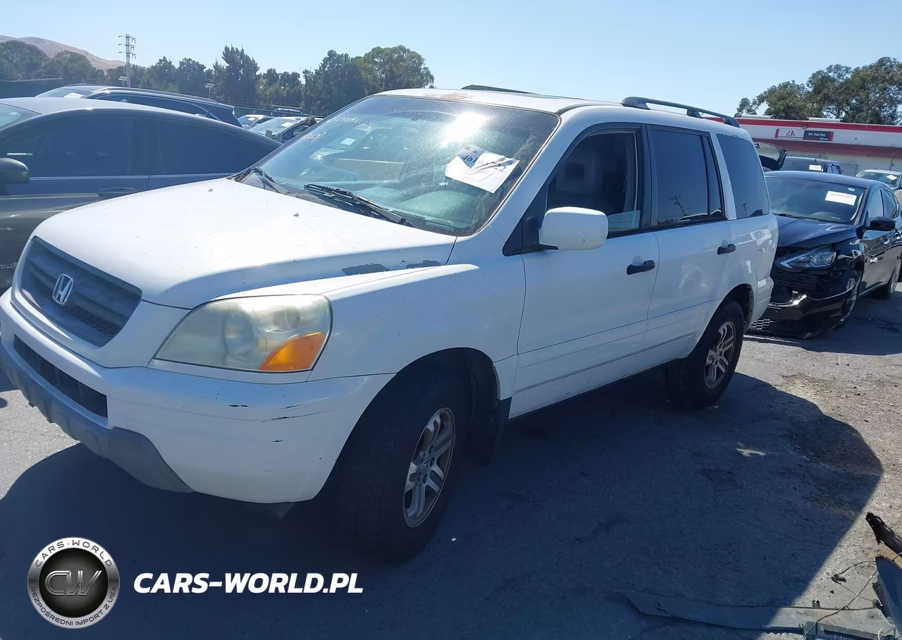 2005 Honda Pilot Ex-L VIN:2HKYF18655H530930 - 2