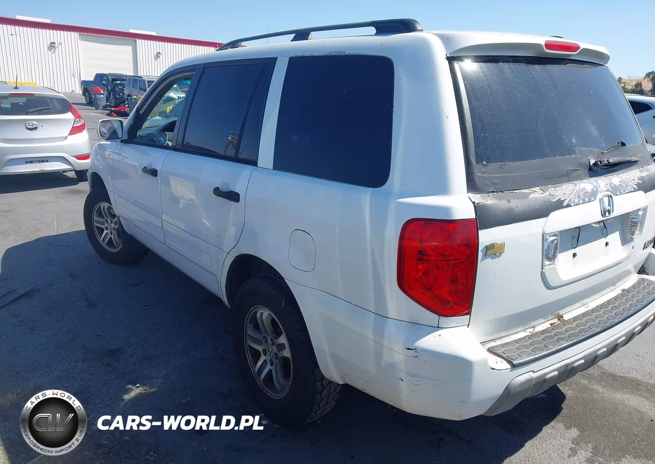 2005 Honda Pilot Ex-L VIN:2HKYF18655H530930 - 3