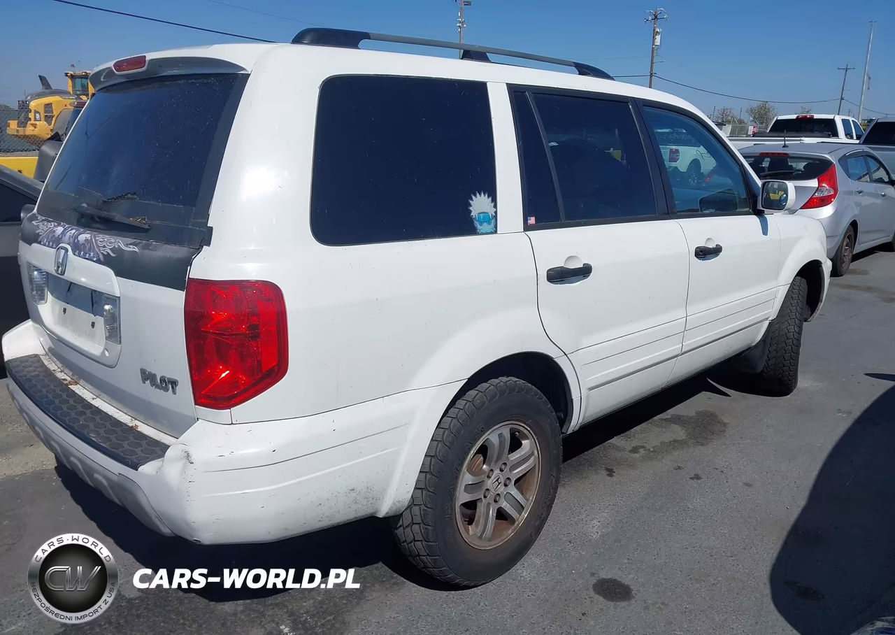 2005 Honda Pilot Ex-L VIN:2HKYF18655H530930 - 4