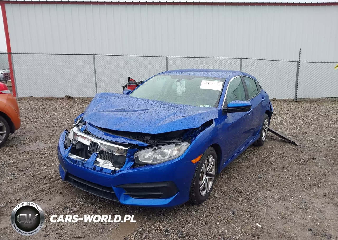 2016 Honda Civic Lx VIN:19XFC2F55GE210210 - 2