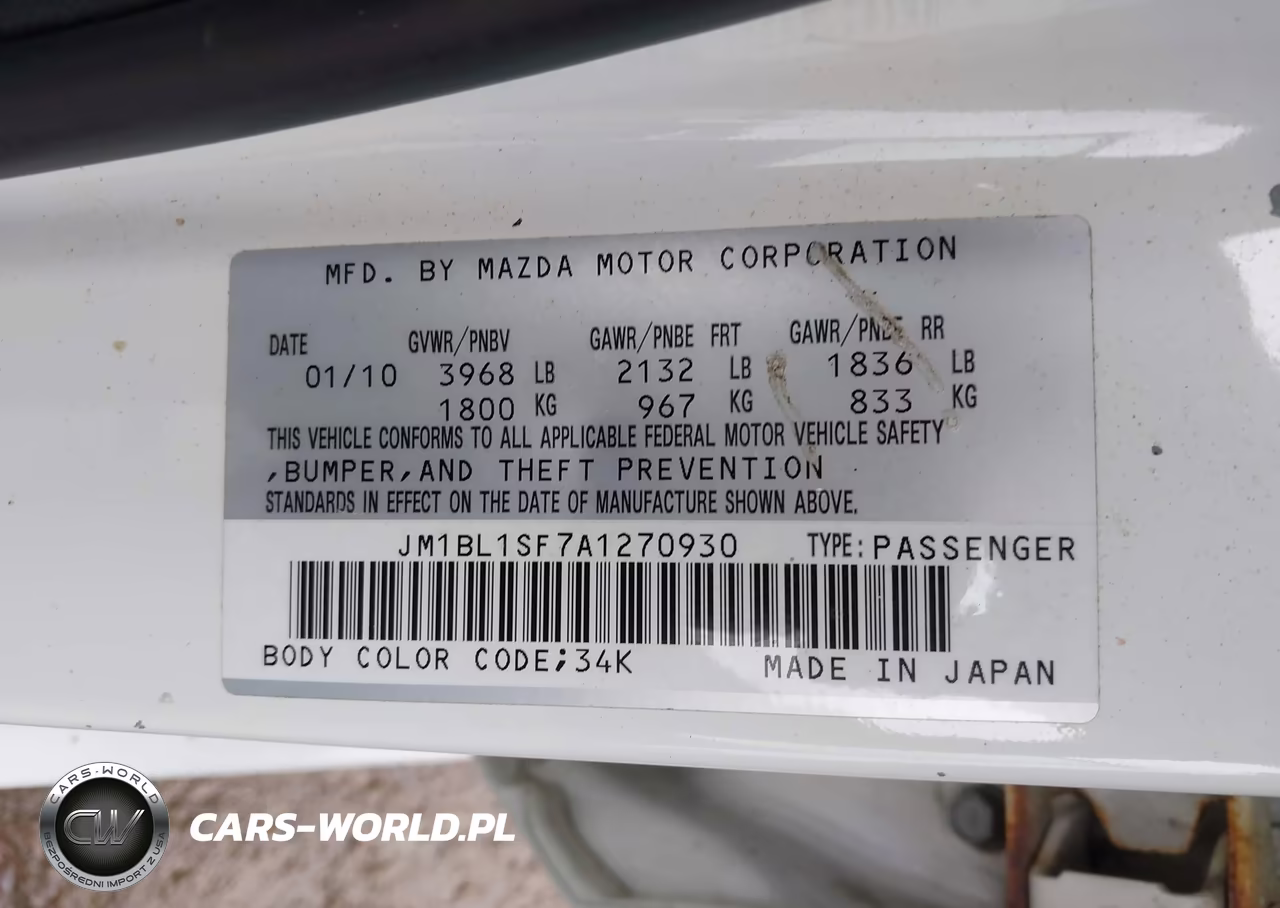 2010 Mazda Mazda3 I Sport VIN:JM1BL1SF7A1270930 - 9