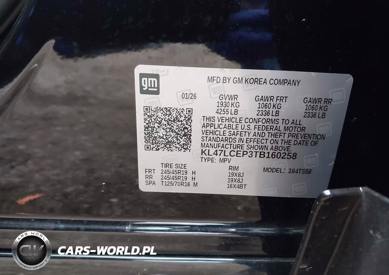 2026 Buick Envista Avenir Fwd VIN:KL47LCEP3TB160258 - 9