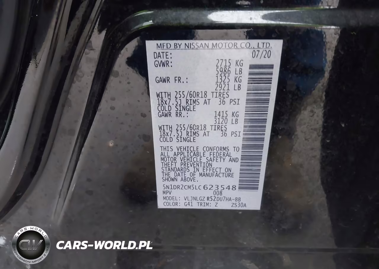 2020 Nissan Pathfinder Sl 4Wd VIN:5N1DR2CM5LC623548 - 9