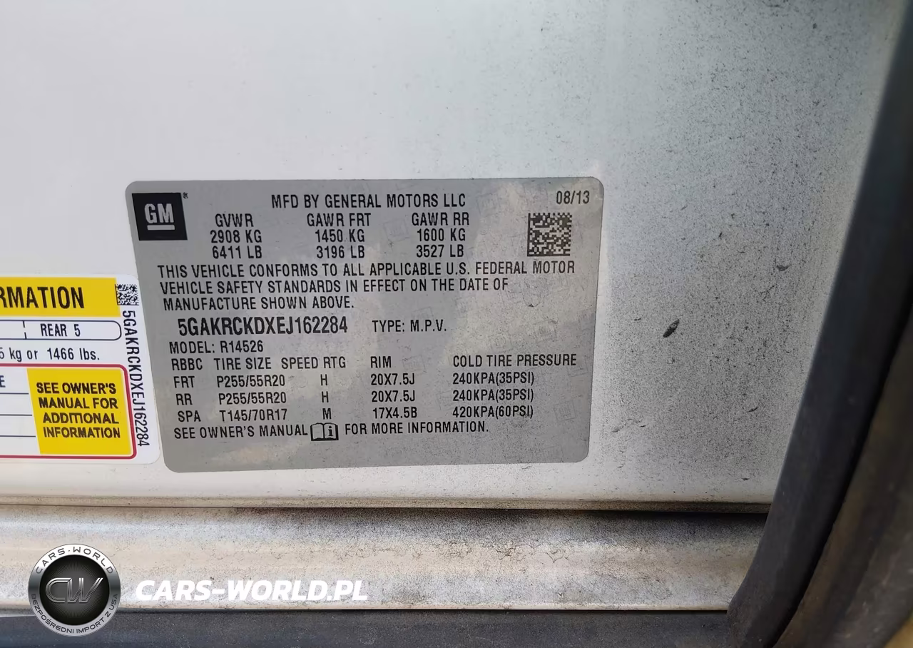 2014 Buick Enclave Premium VIN:5GAKRCKDXEJ162284 - 9