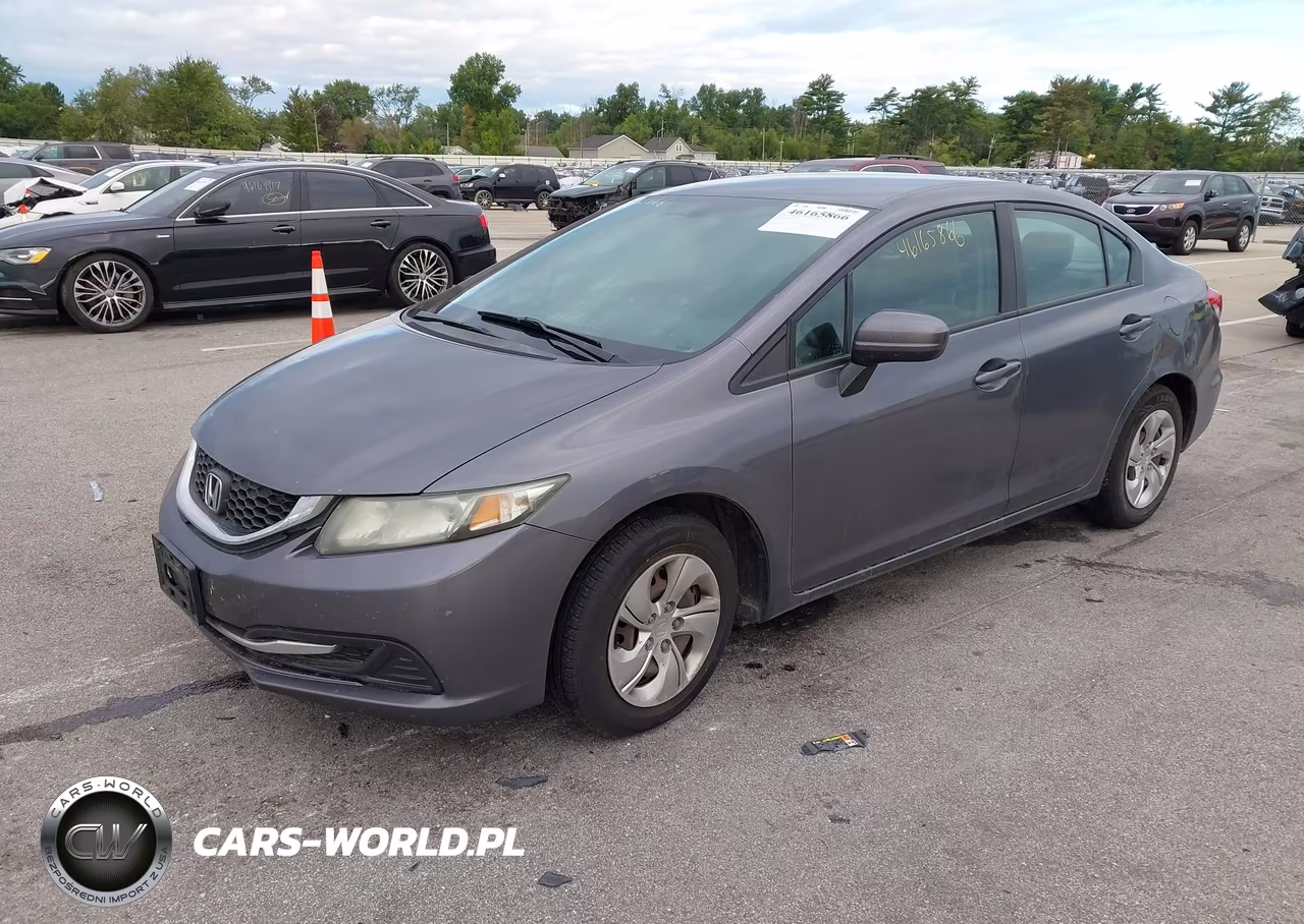 2014 Honda Civic Lx VIN:2HGFB2F50EH535904 - 2