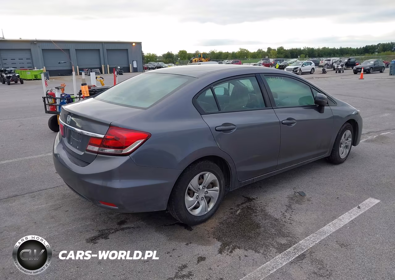 2014 Honda Civic Lx VIN:2HGFB2F50EH535904 - 4