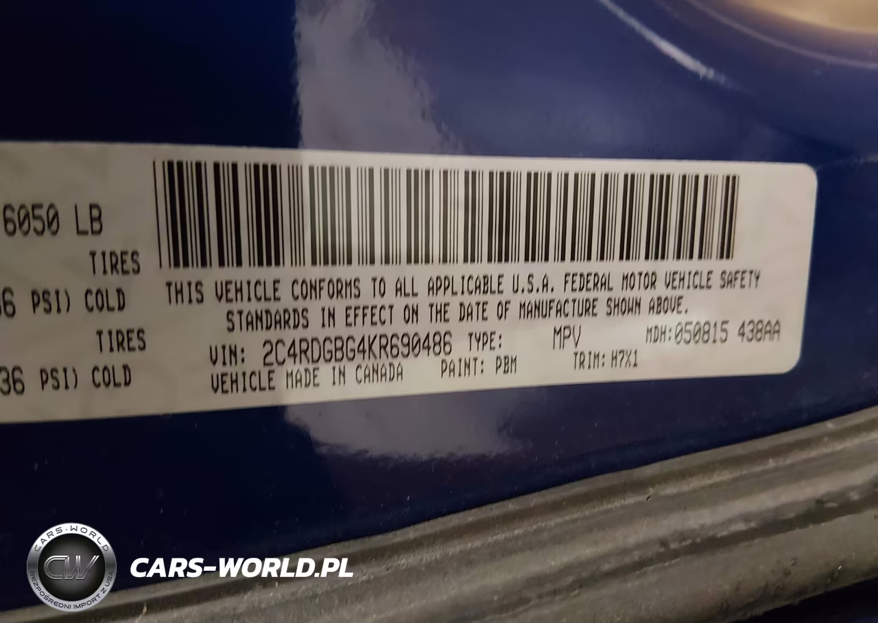 2019 Dodge Grand Caravan Se VIN:2C4RDGBG4KR690486 - 9