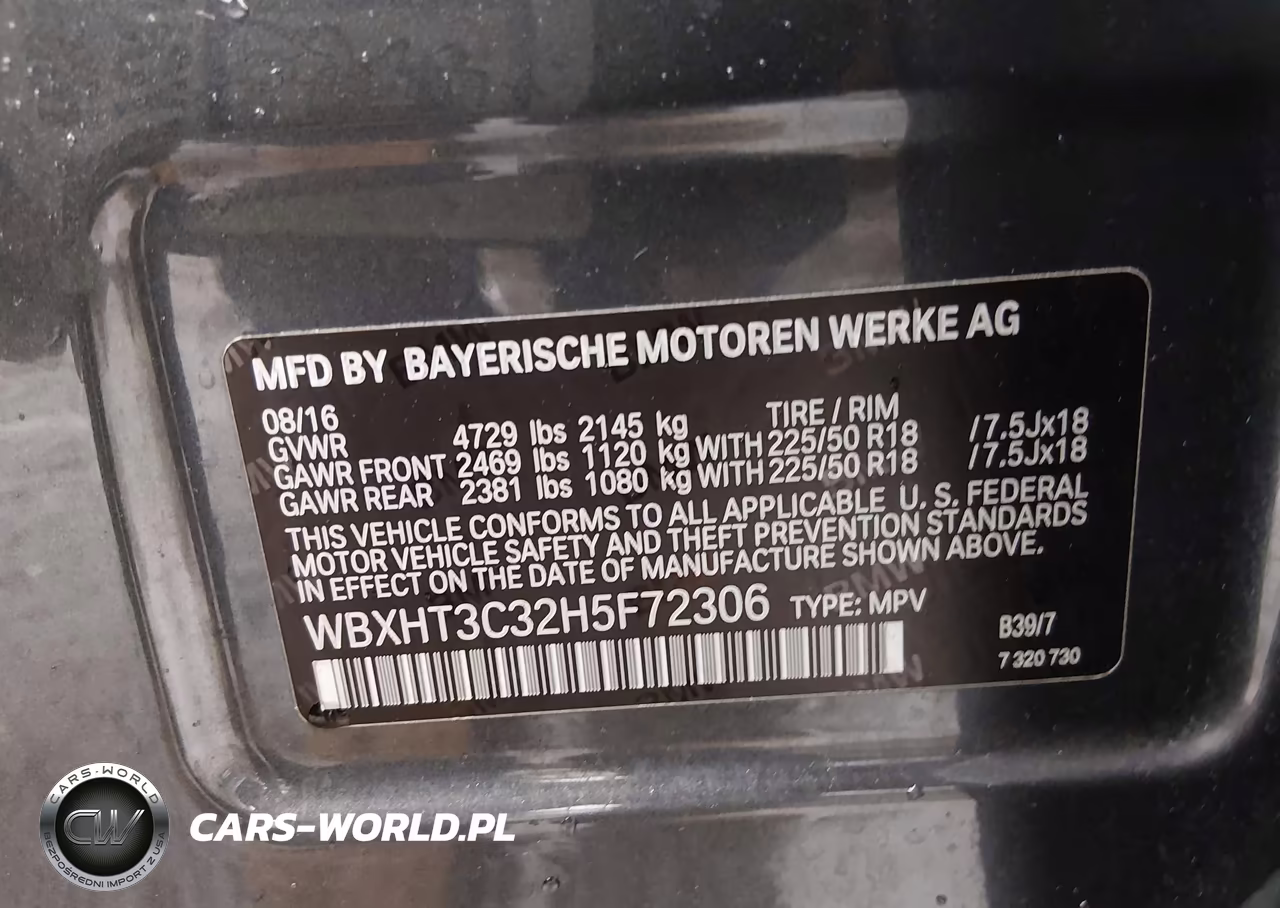 2017 BMW X1 xDrive28I VIN:WBXHT3C32H5F72306 - 9