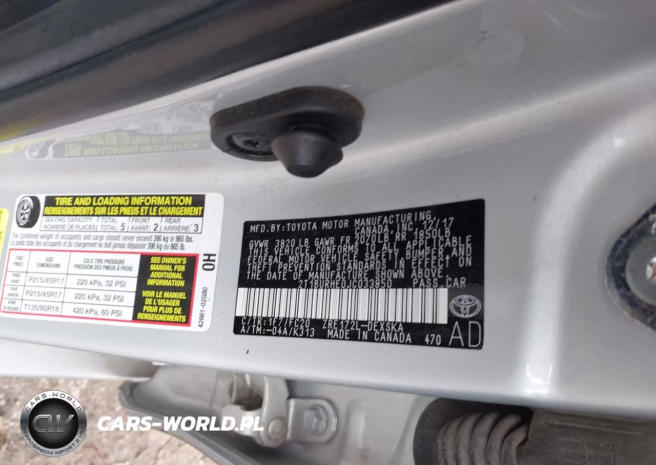 2018 Toyota Corolla Se VIN:2T1BURHE0JC033850 - 9