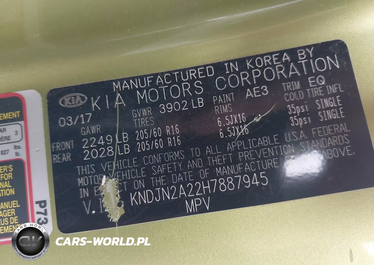 2017 Kia Soul VIN:KNDJN2A22H7887945 - 9