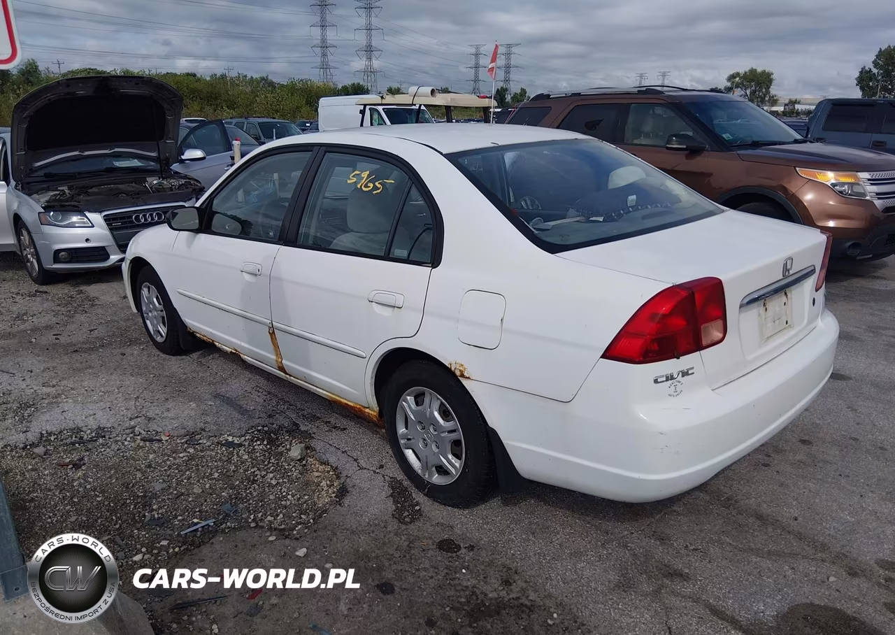 2002 Honda Civic Lx VIN:1HGES16502L012645 - 3