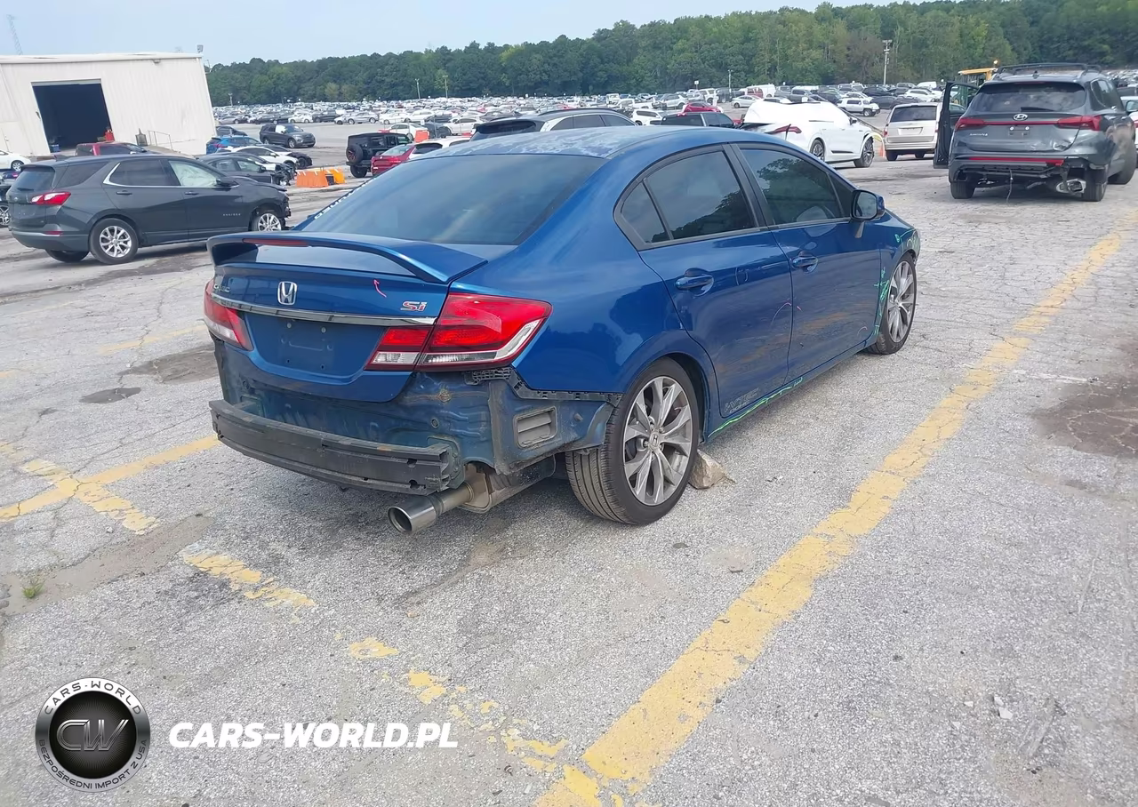 2013 Honda Civic Si VIN:2HGFB6E58DH709838 - 4