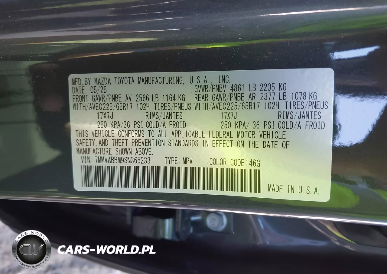 2025 Mazda Cx-50 2.5 S Preferred Package VIN:7MMVABBM9SN365233 - 9