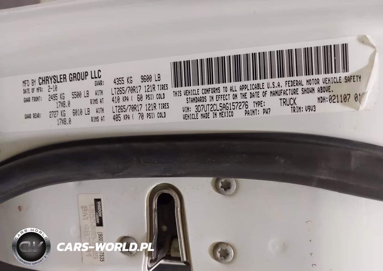 2010 Dodge Ram 2500 Slt VIN:3D7UT2CL5AG157276 - 9