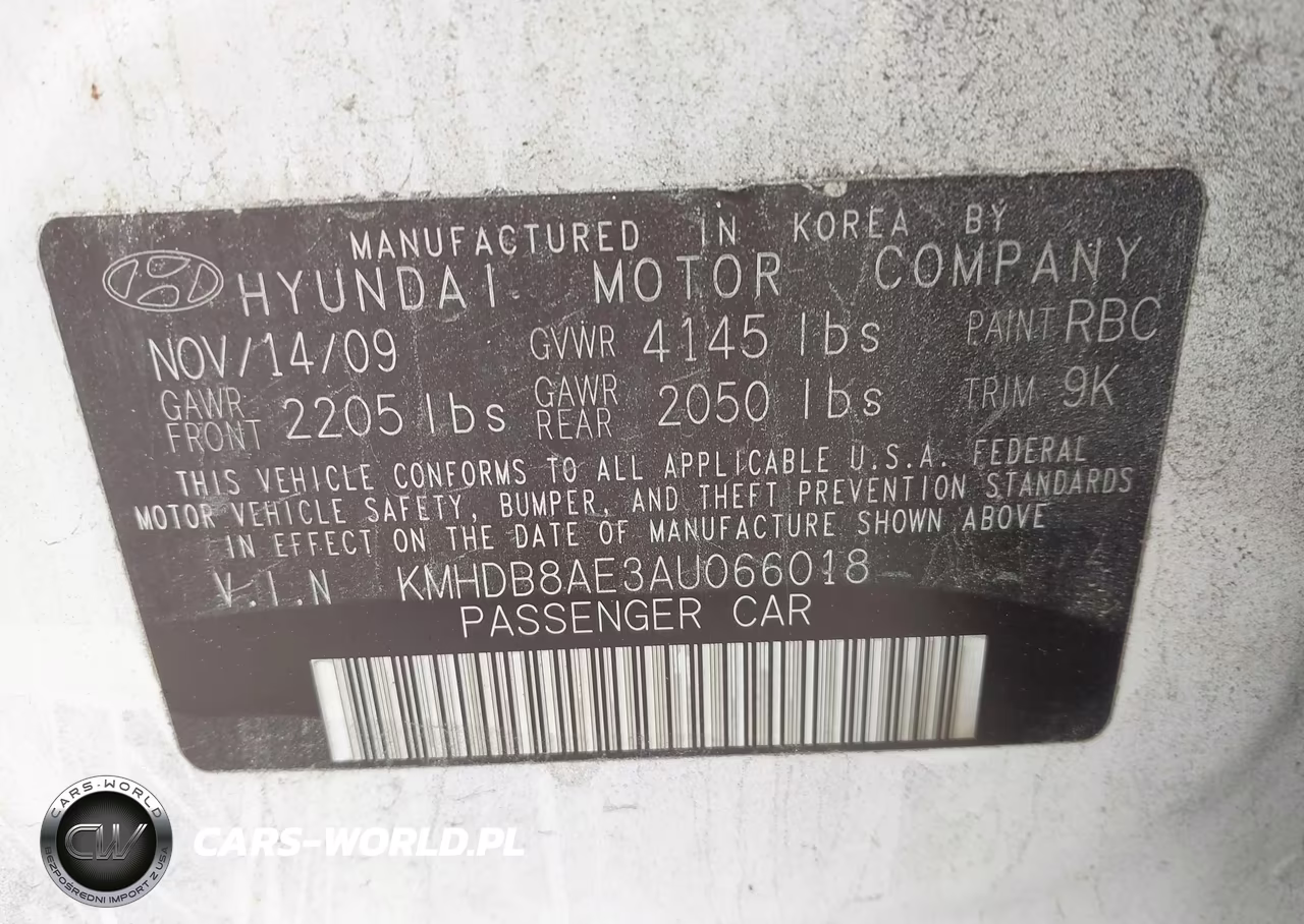 2010 Hyundai Elantra Touring Gls VIN:KMHDB8AE3AU066018 - 9