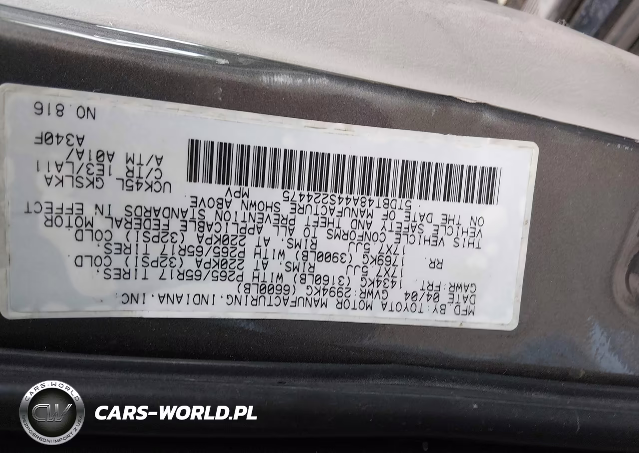 2004 Toyota Sequoia Limited V8 VIN:5TDBT48A44S224475 - 9