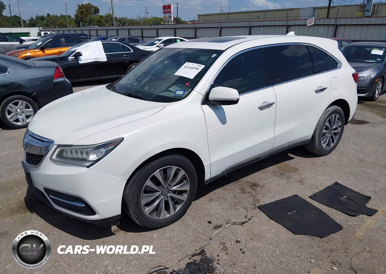 2014 Acura Mdx Technology Pkg W-Entertainment Pkg VIN:5FRYD4H68EB025193 - 2