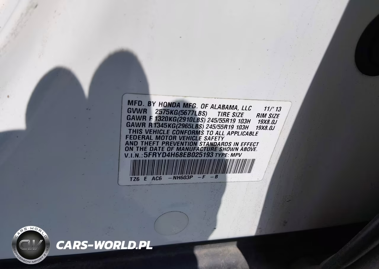 2014 Acura Mdx Technology Pkg W-Entertainment Pkg VIN:5FRYD4H68EB025193 - 9