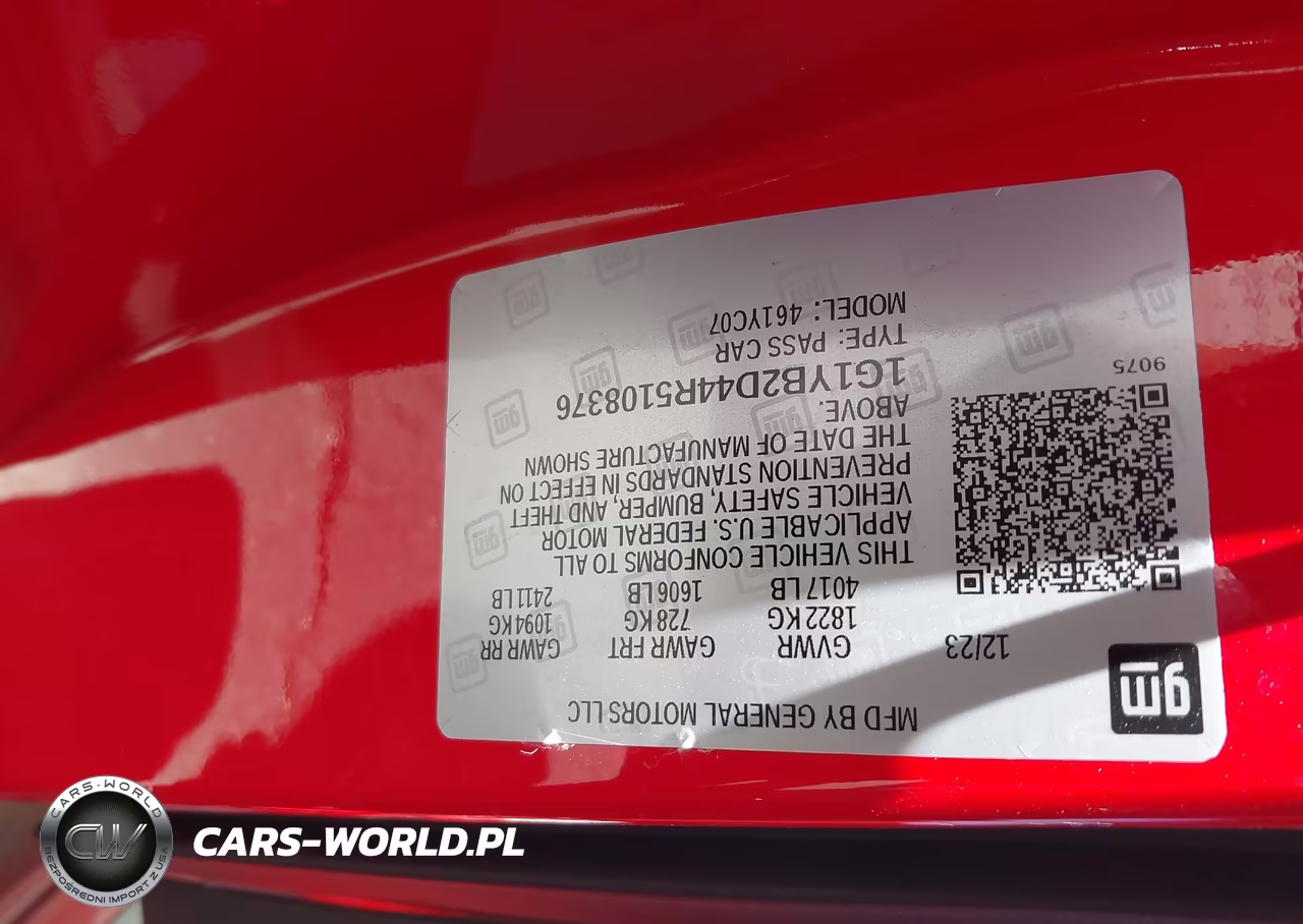 2024 Chevrolet Corvette Stingray Rwd 2Lt VIN:1G1YB2D44R5108376 - 9