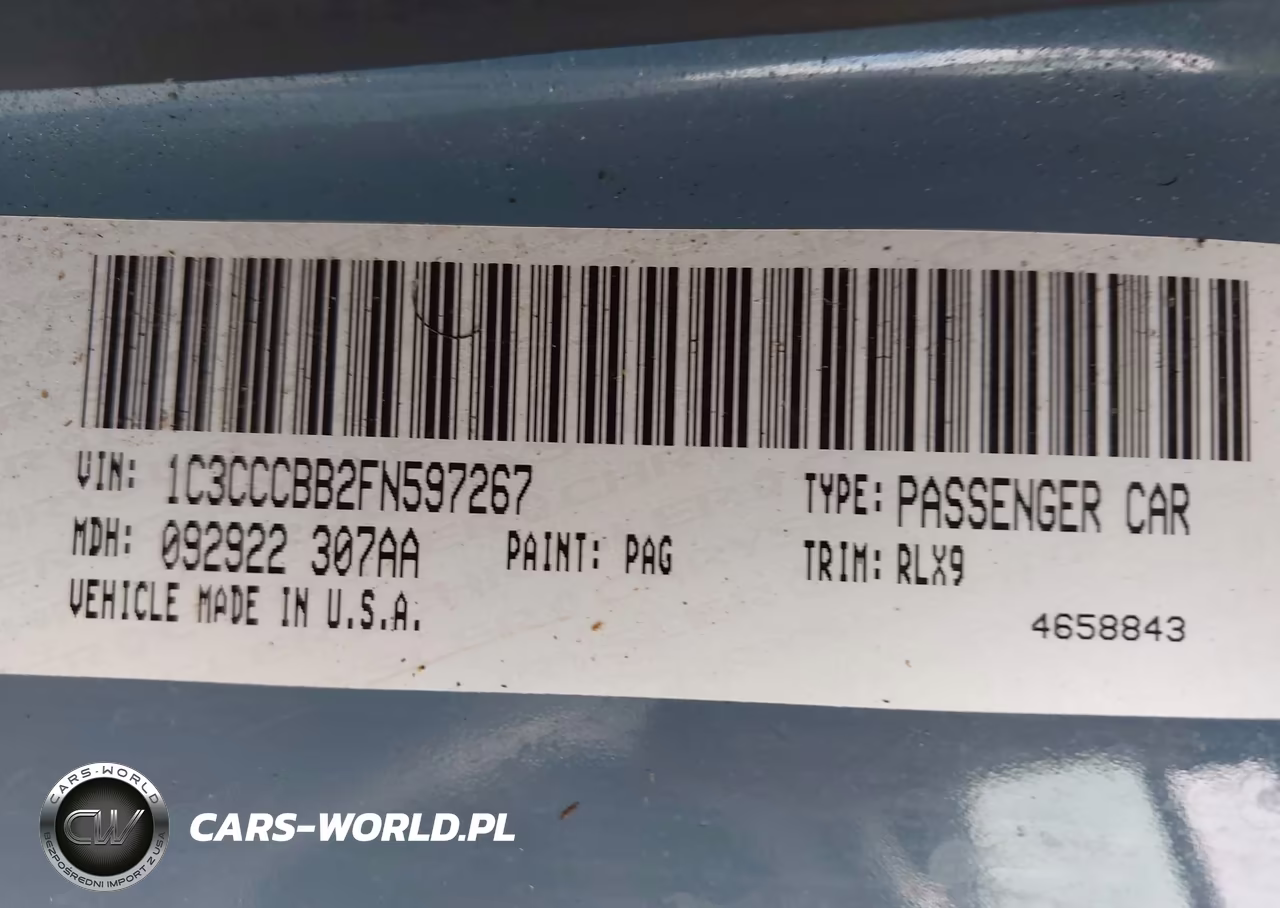 2015 Chrysler 200 S VIN:1C3CCCBB2FN597267 - 9