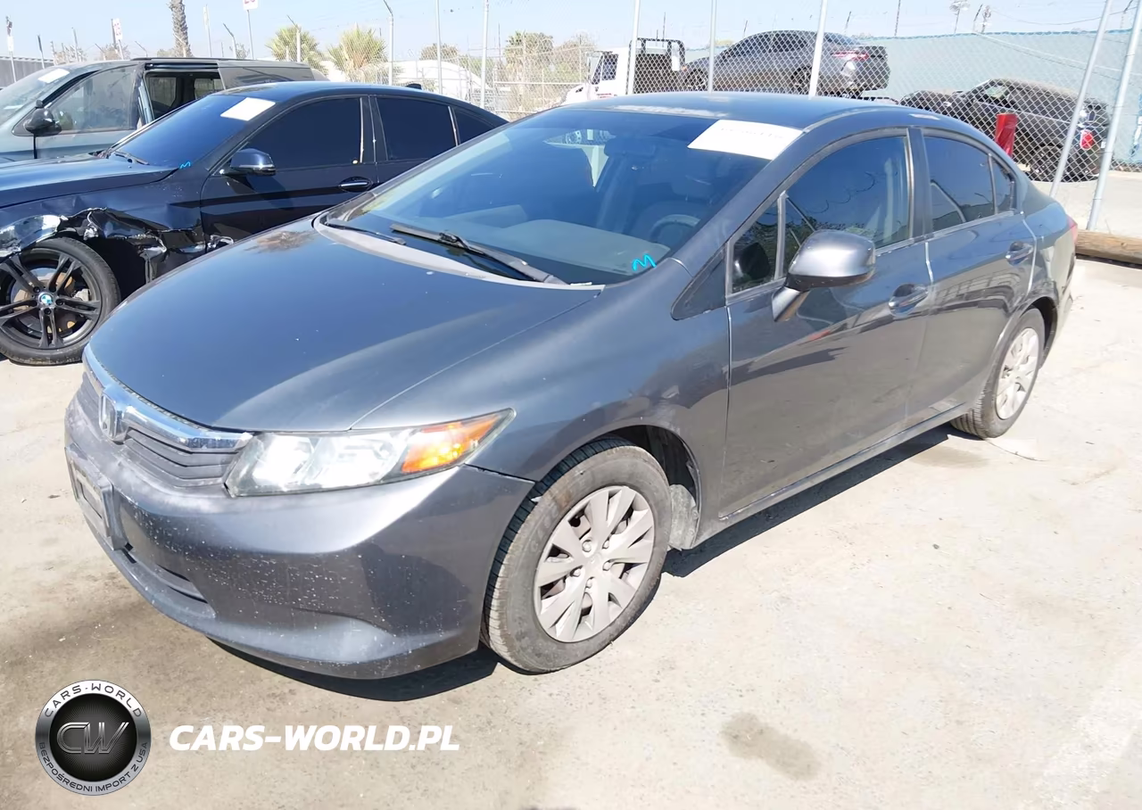 2012 Honda Civic Lx VIN:19XFB2F51CE302346 - 2