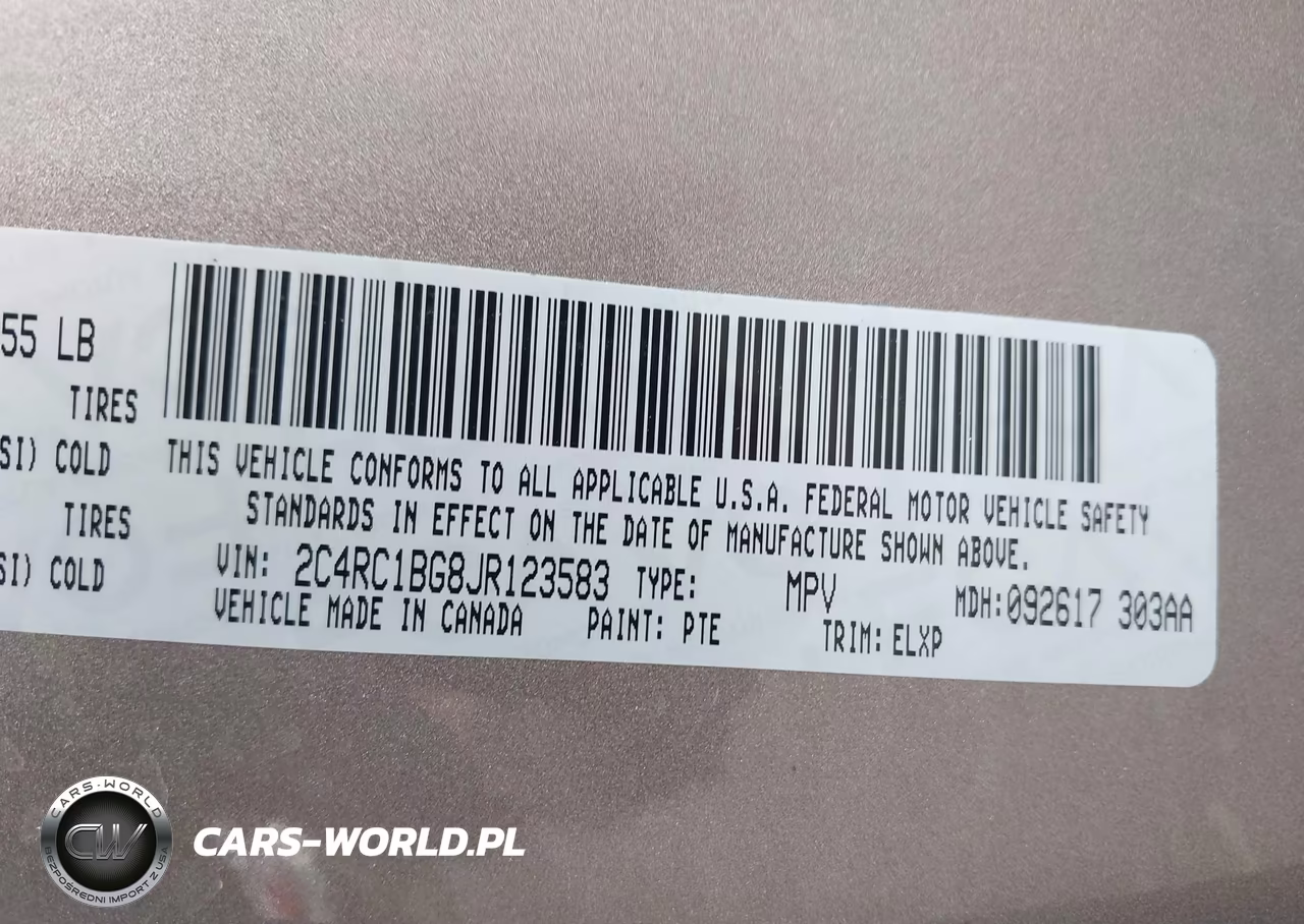 2018 Chrysler Pacifica Touring L VIN:2C4RC1BG8JR123583 - 9