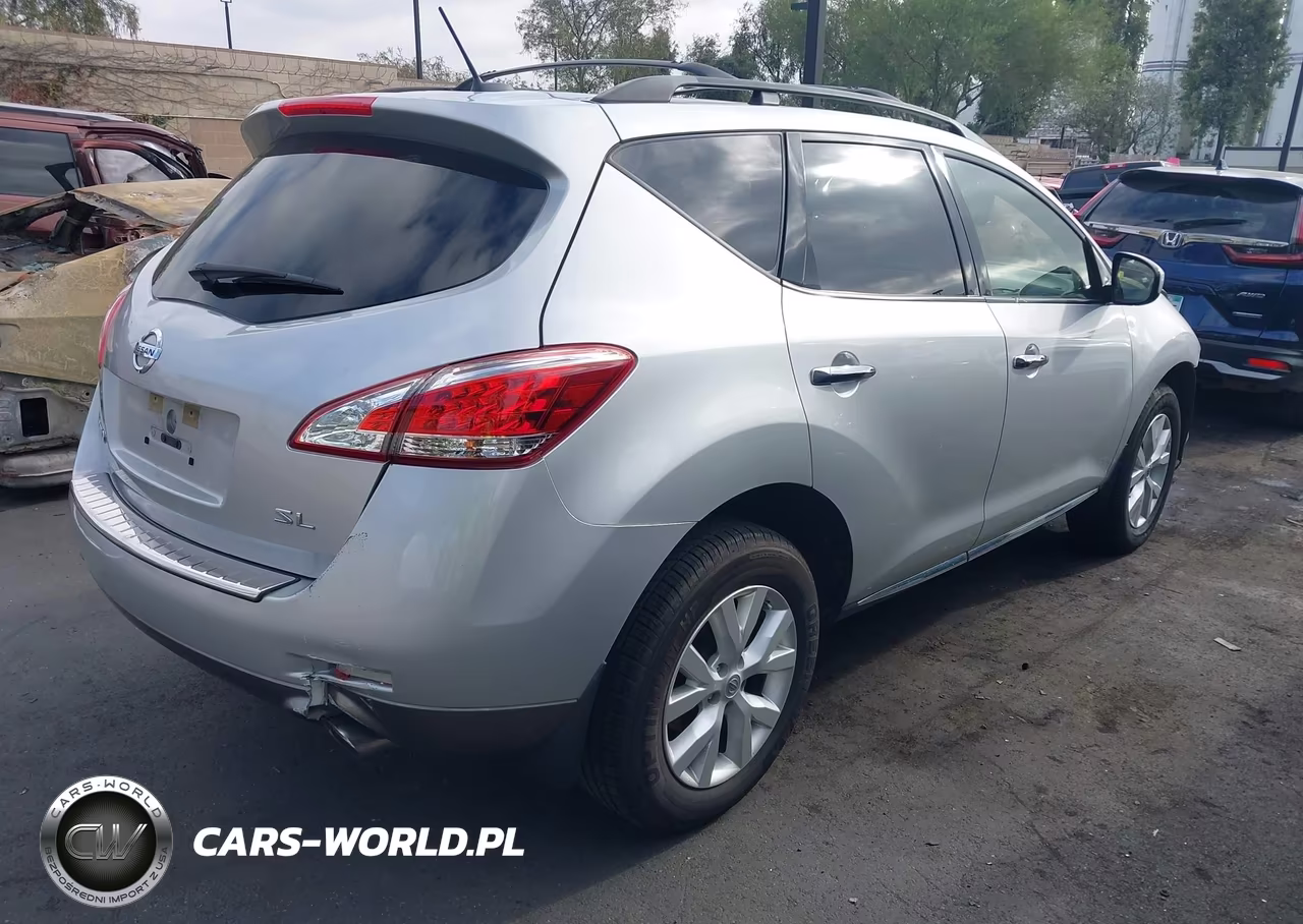 2012 Nissan Murano Sl VIN:JN8AZ1MUXCW121346 - 4