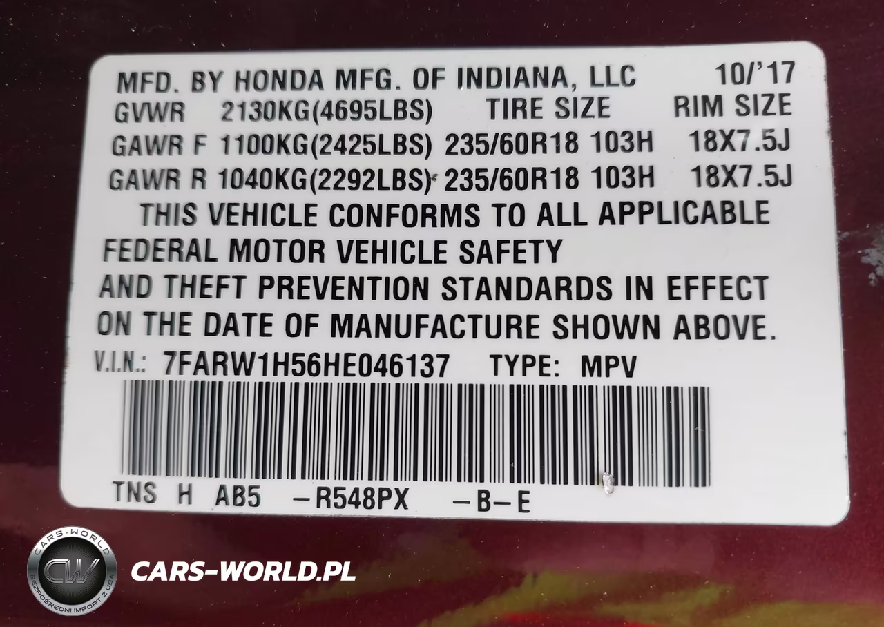 2017 Honda Cr-V Ex VIN:7FARW1H56HE046137 - 9