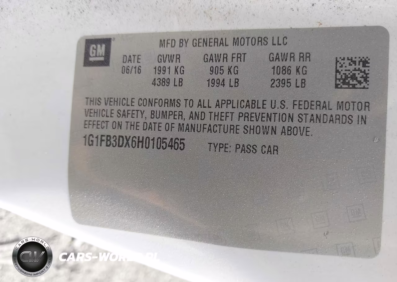 2017 Chevrolet Camaro 1Lt VIN:1G1FB3DX6H0105465 - 9