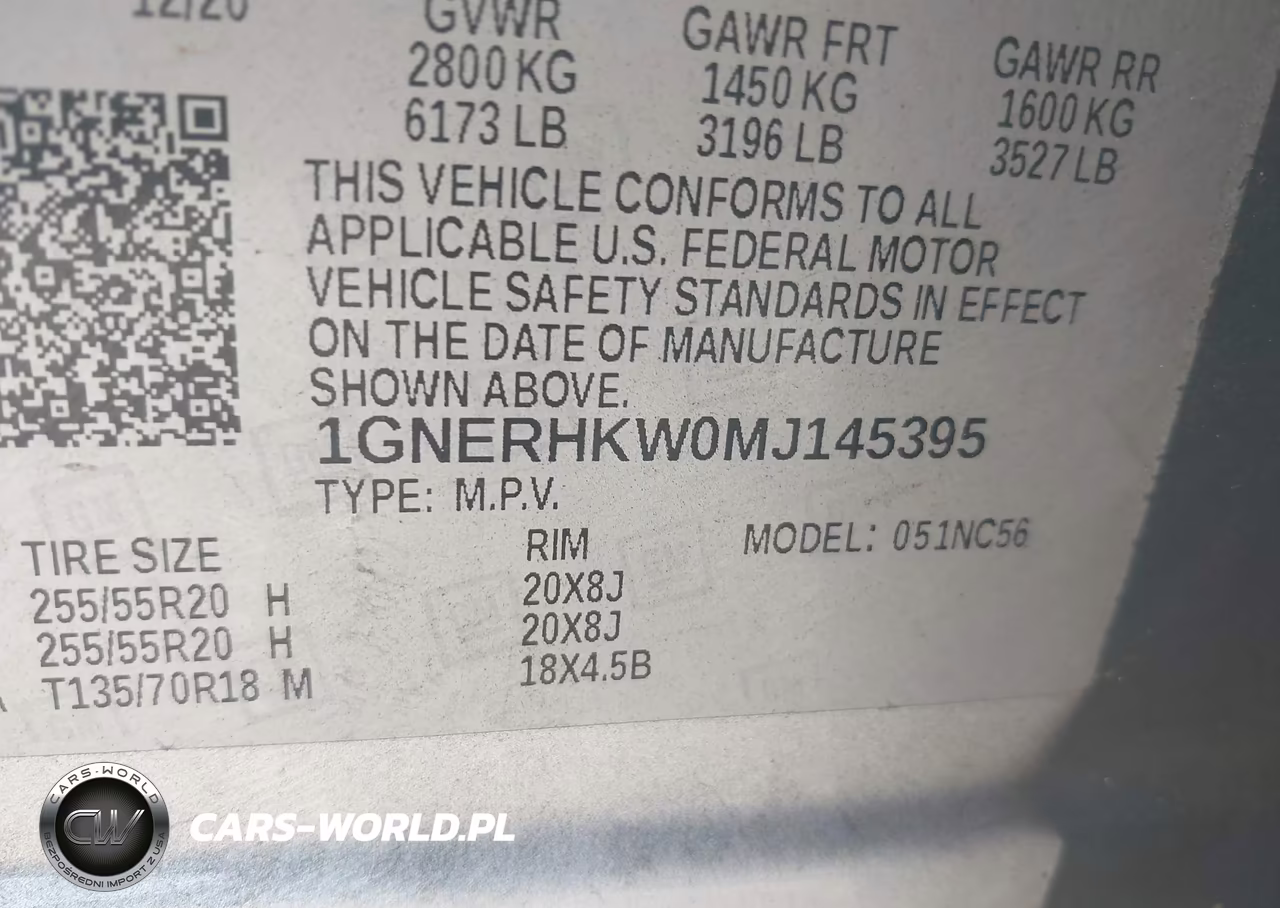 2021 Chevrolet Traverse Fwd Lt Leather VIN:1GNERHKW0MJ145395 - 9