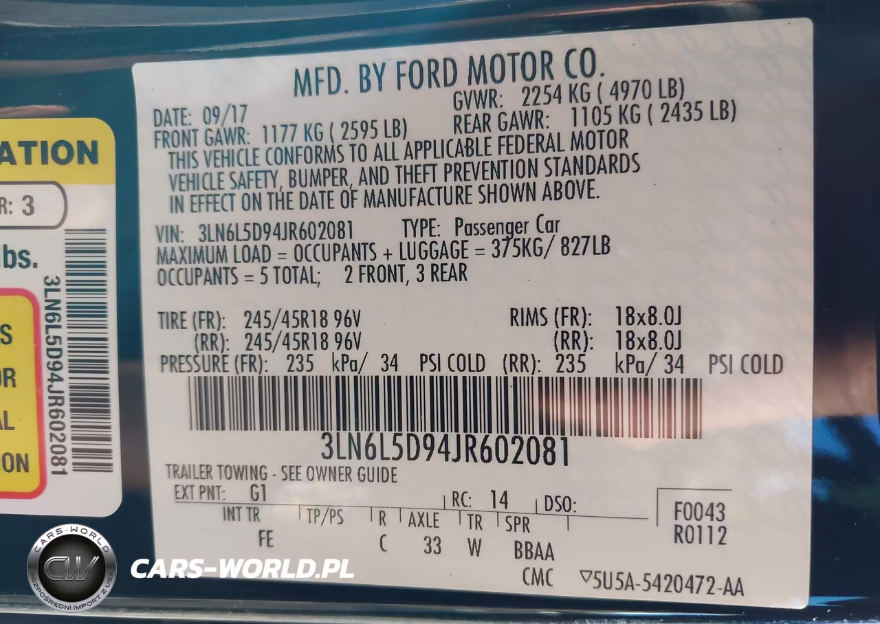 2018 Lincoln Mkz Select VIN:3LN6L5D94JR602081 - 9