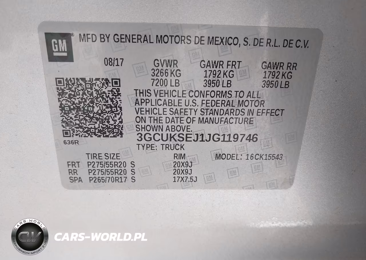 2018 Chevrolet Silverado 1500 1Lz VIN:3GCUKSEJ1JG119746 - 9