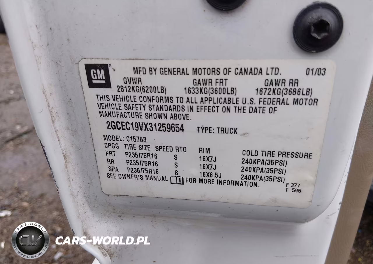 2003 Chevrolet Silverado 1500 Ls VIN:2GCEC19VX31259654 - 9