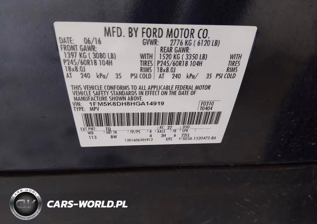 2017 Ford Explorer Xlt VIN:1FM5K8DH8HGA14919 - 9