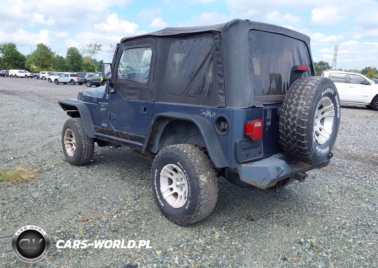 2001 Jeep Wrangler Sport VIN:1J4FA49S91P326398 - 3