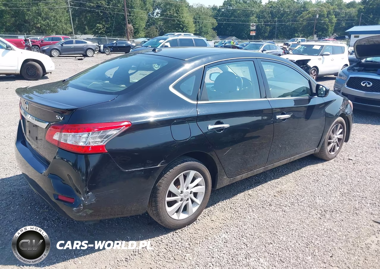 2015 Nissan Sentra Sv VIN:3N1AB7AP2FY370287 - 4