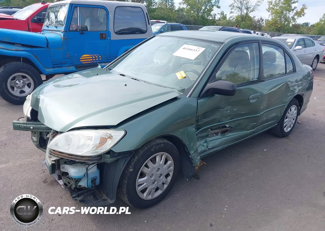 2004 Honda Civic Lx VIN:1HGES16554L021036 - 2