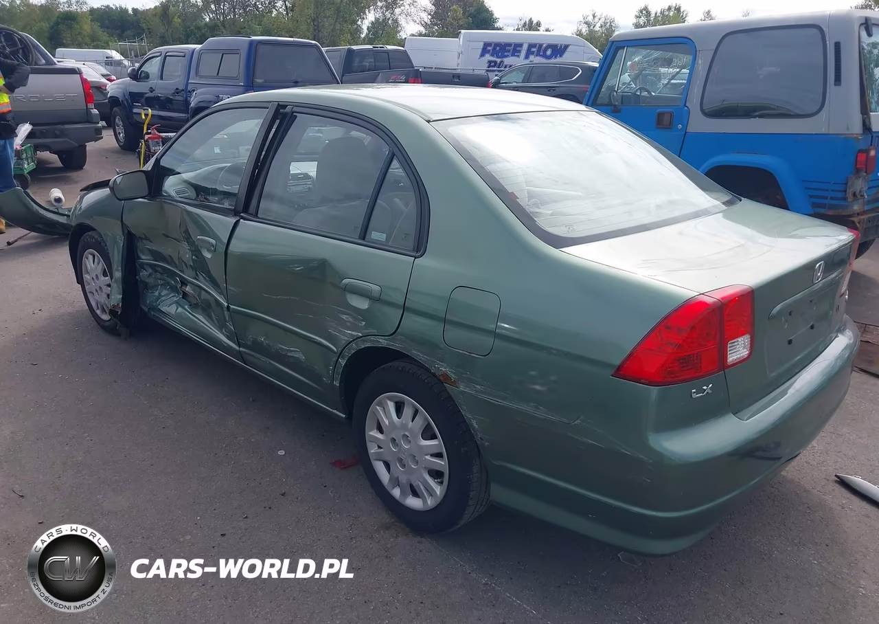 2004 Honda Civic Lx VIN:1HGES16554L021036 - 3