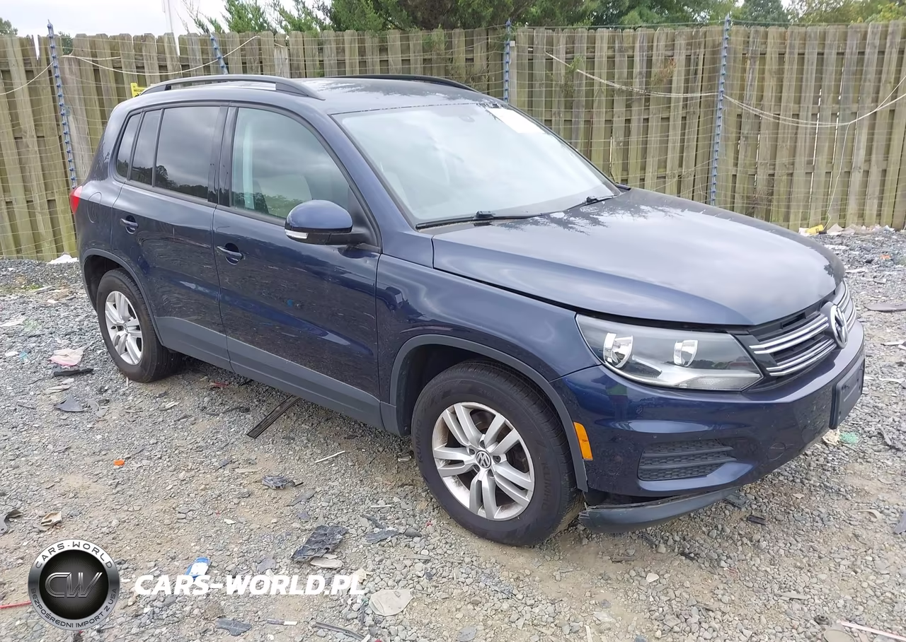 2016 Volkswagen Tiguan S VIN:WVGBV7AX9GW603739 - 1