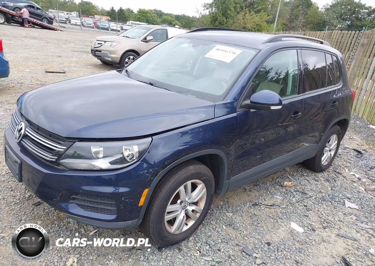 2016 Volkswagen Tiguan S VIN:WVGBV7AX9GW603739 - 2