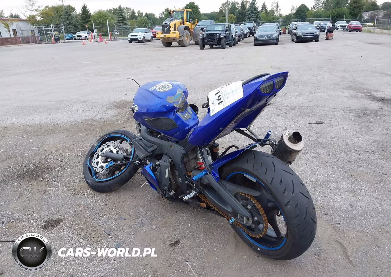 2006 Yamaha Yzfr6 L VIN:JYARJ06E76A031560 - 3
