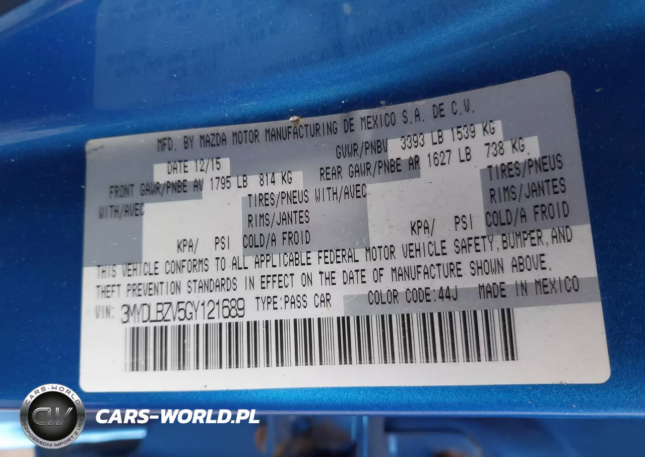 2016 Scion Ia VIN:3MYDLBZV5GY121689 - 9