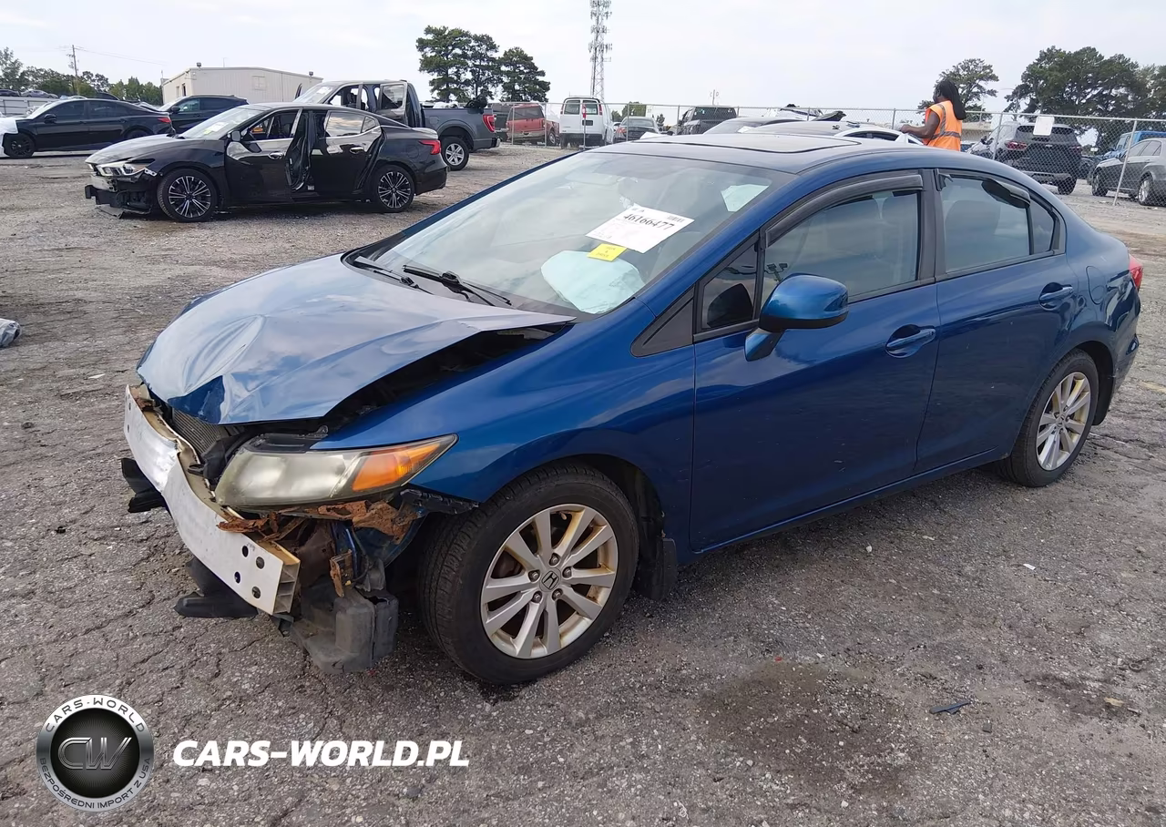 2012 Honda Civic Ex VIN:2HGFB2F88CH502219 - 2
