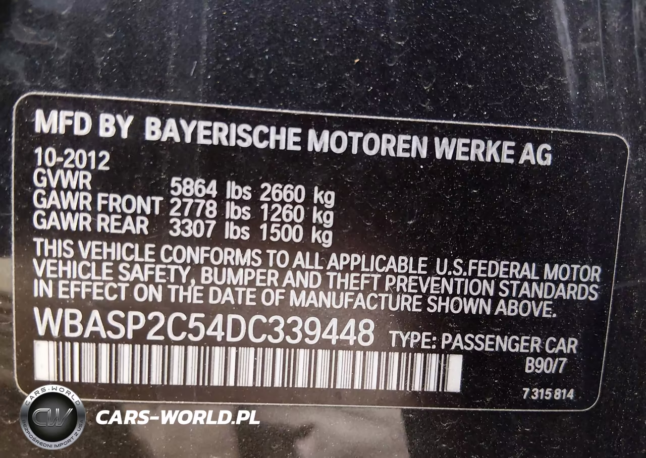 2013 BMW 535I Gran Turismo xDrive VIN:WBASP2C54DC339448 - 9