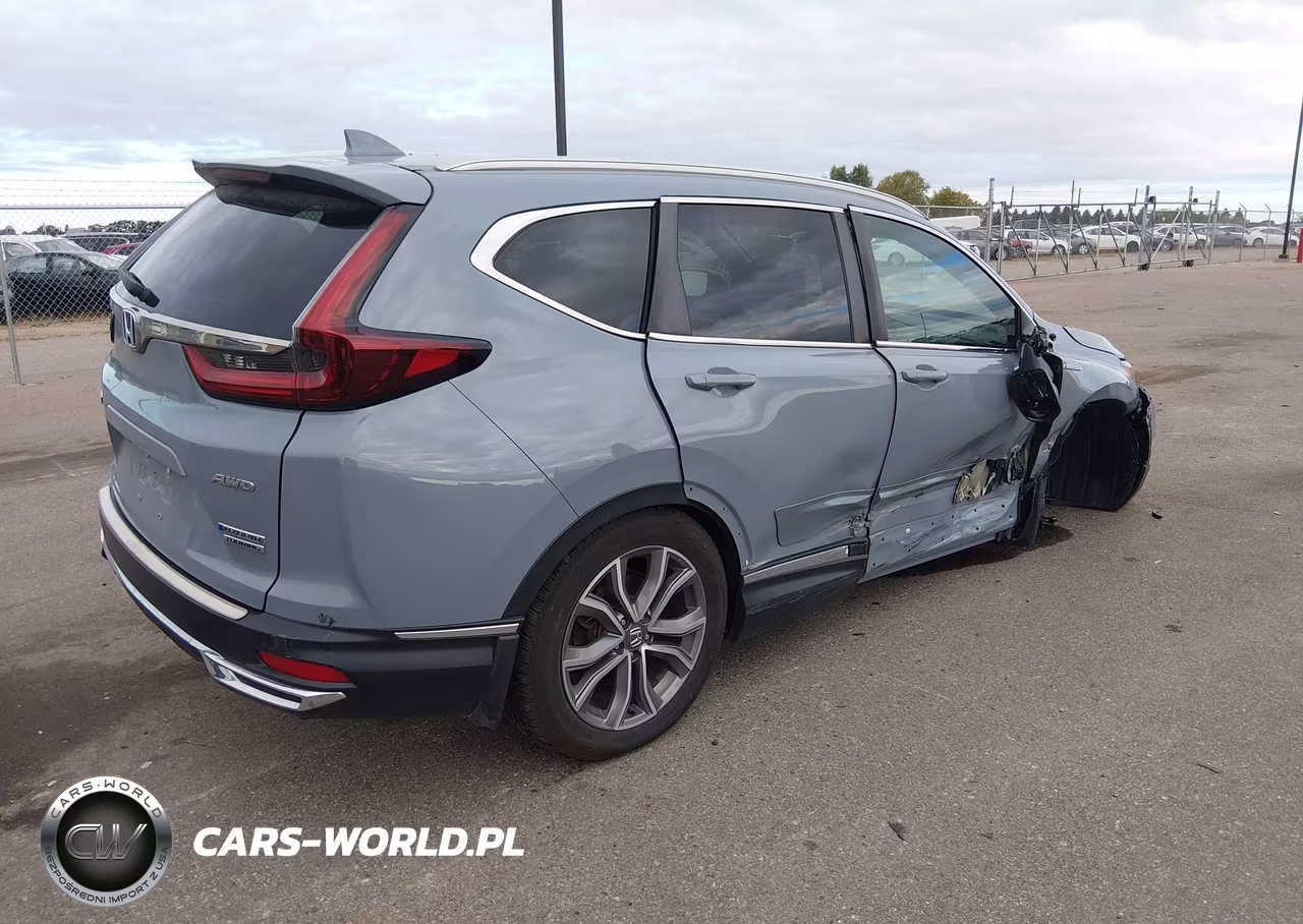 2021 Honda Cr-V Hybrid Touring VIN:7FART6H93ME000137 - 4