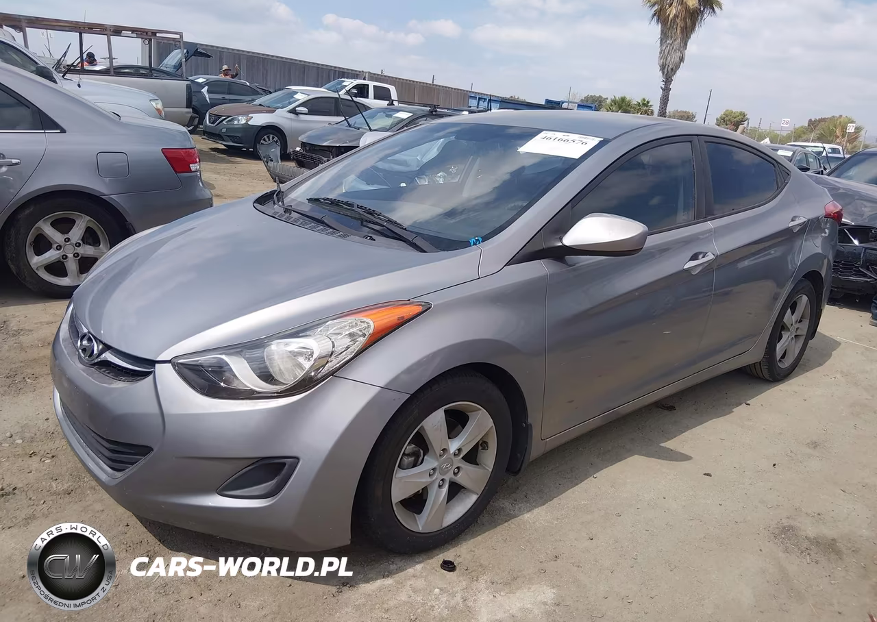 2013 Hyundai Elantra Gls VIN:KMHDH4AE6DU947372 - 2