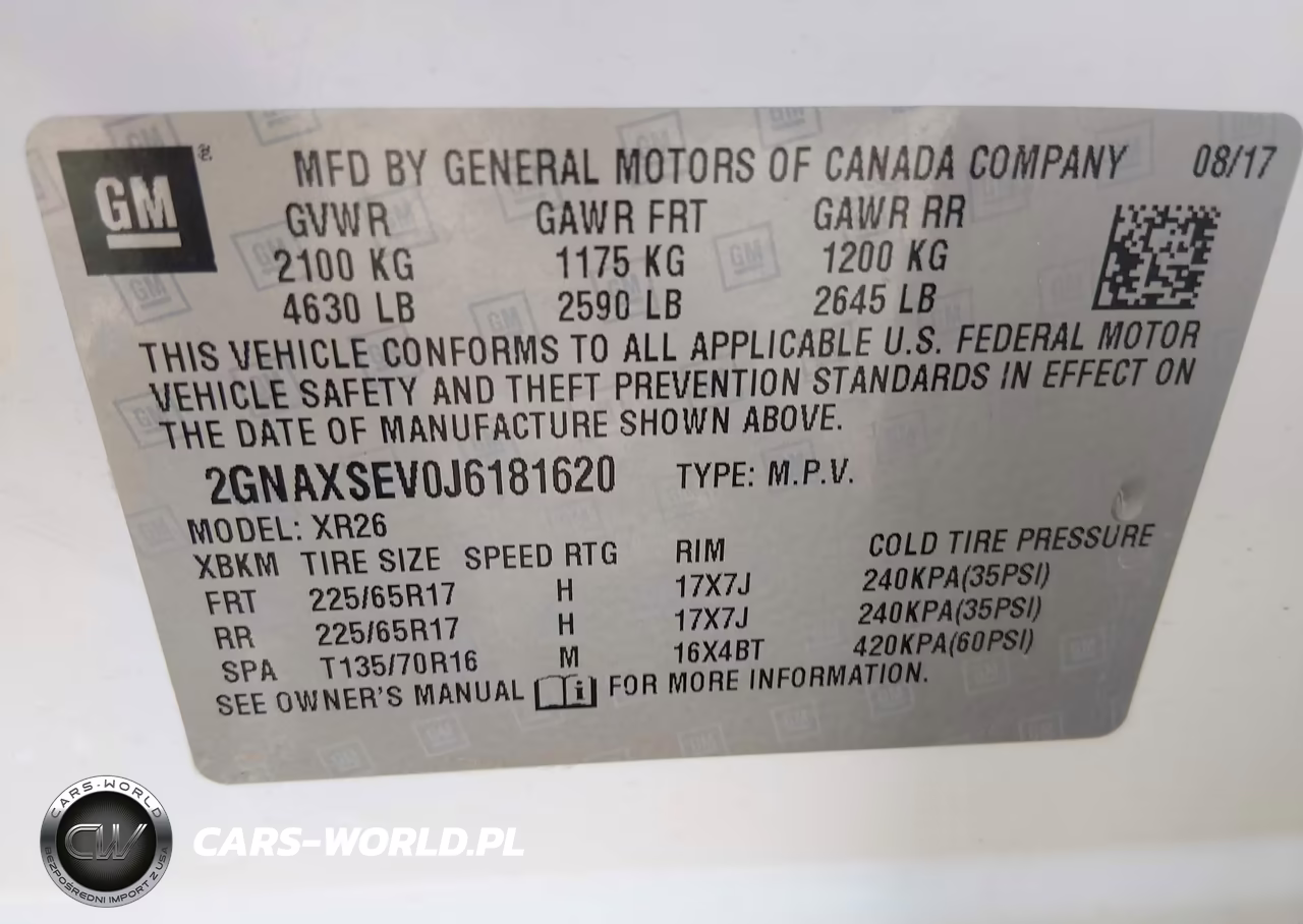 2018 Chevrolet Equinox Lt VIN:2GNAXSEV0J6181620 - 9
